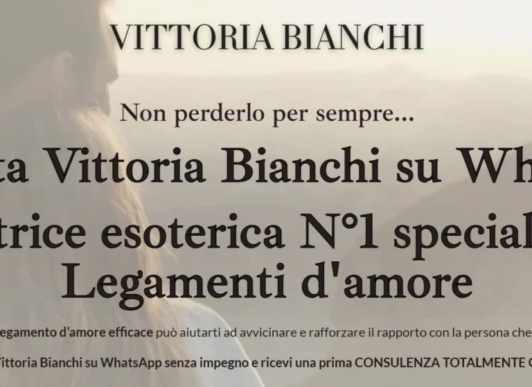 Vittoria Bianchi: Operatrice esoterica